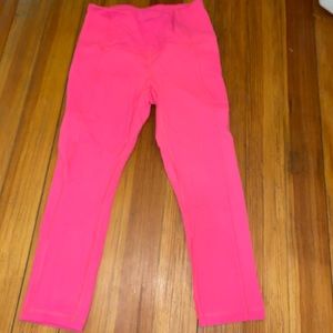 Hot pink leggings